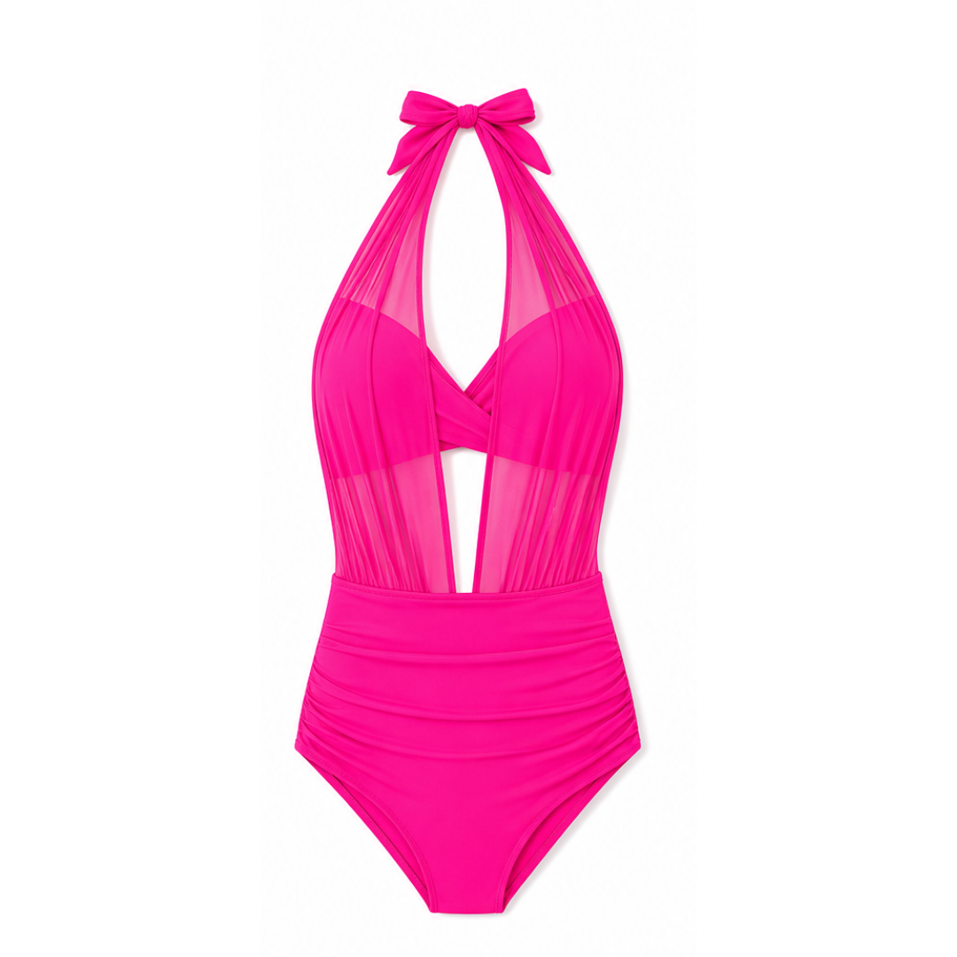 Marella – Women's Mesh Illusion Tummy Control Swimsuit