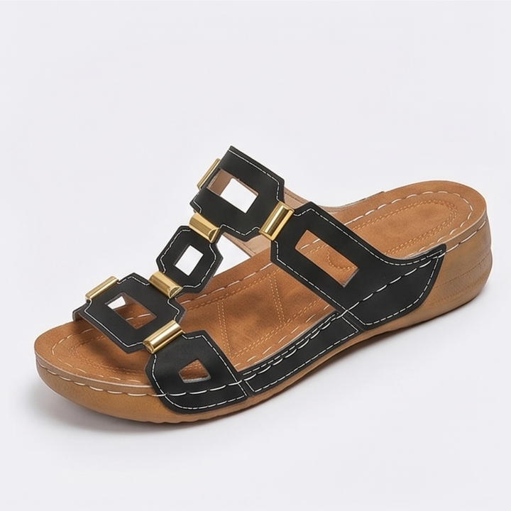 Soleva – Women's Cut-Out Platform Sandals