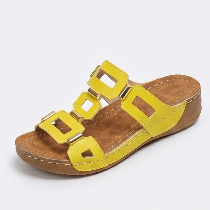 Soleva – Women's Cut-Out Platform Sandals