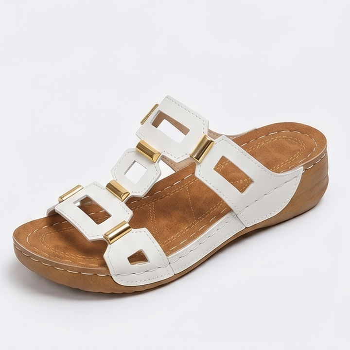 Soleva – Women's Cut-Out Platform Sandals