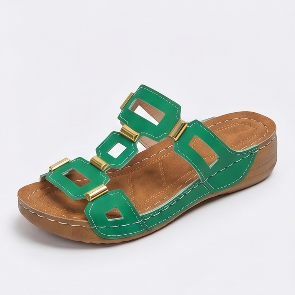 Soleva – Women's Cut-Out Platform Sandals