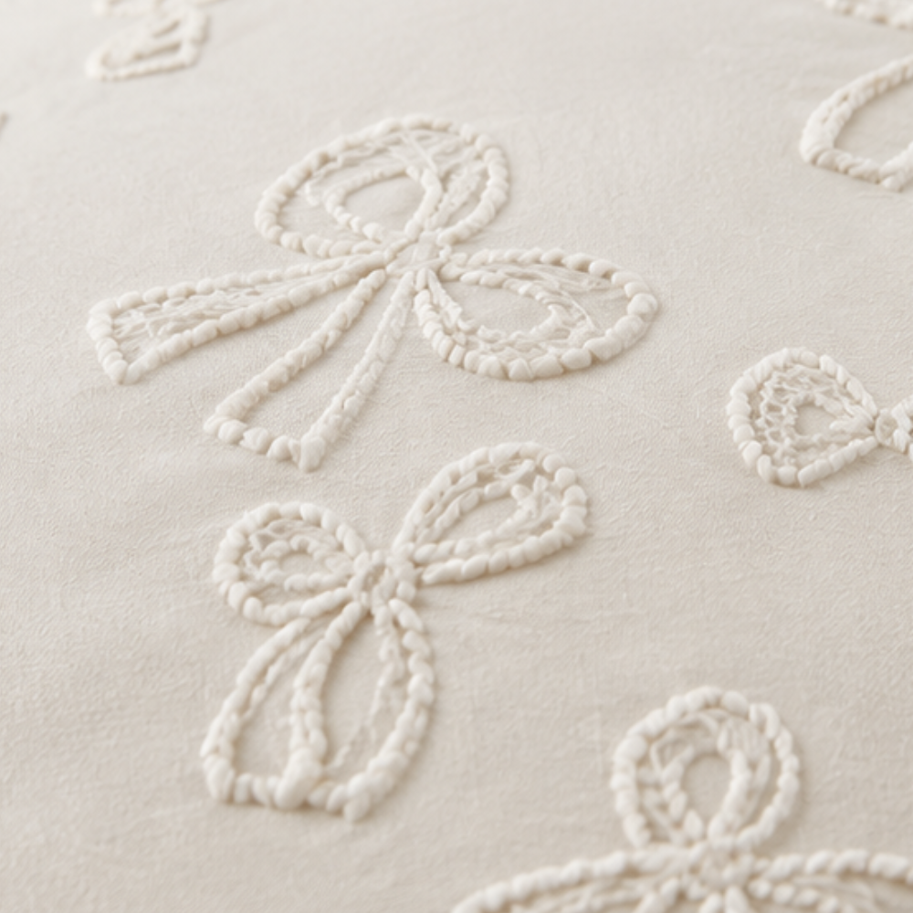 Tuftera – Tufted Leaf Comforter Cover Set