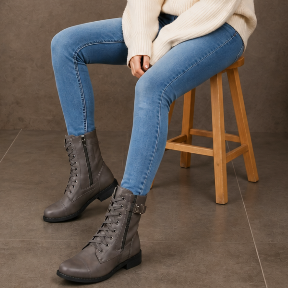 Everstride – Side-Zip Round-Toe Ankle Boots