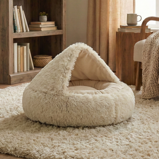 Cloofie™ – Plush Cave Bed for Cats (40% Off)