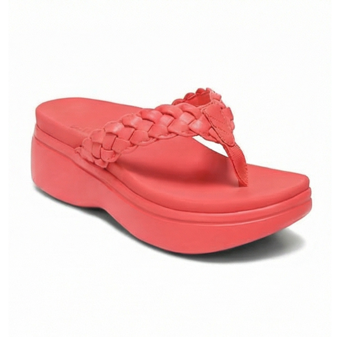Soléna - Braided Platform Sandal for All Day Comfort