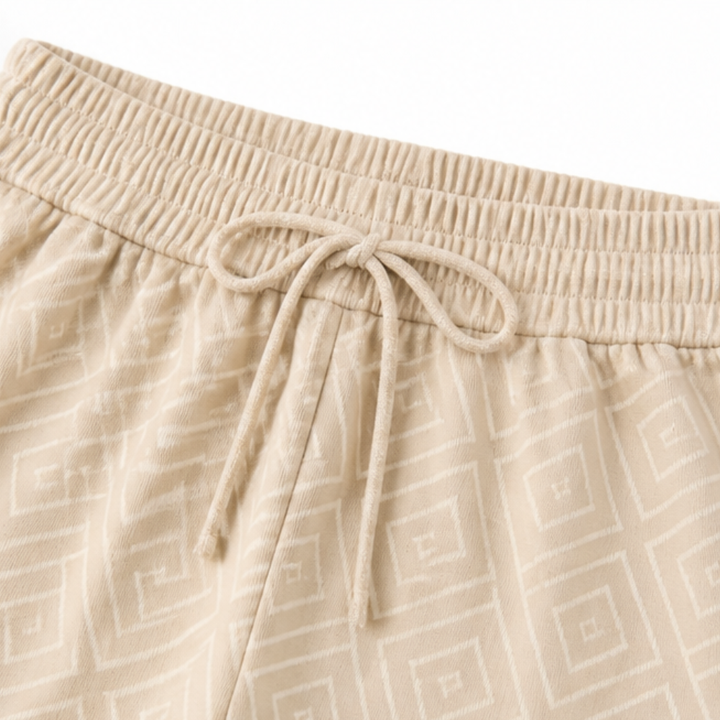 Lunavia – Women's Collared Two-Piece Set with Wide-Leg Pants