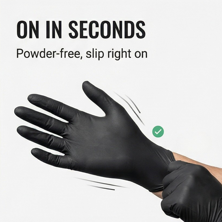 Gripshield™ – Heavy Duty Nitrile Gloves (100 Pack)
