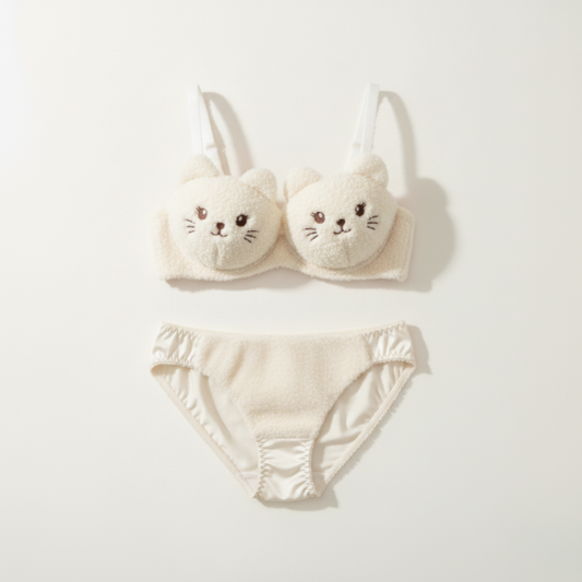 Cozyelle™ – Soft Plush Cute Lingerie Set