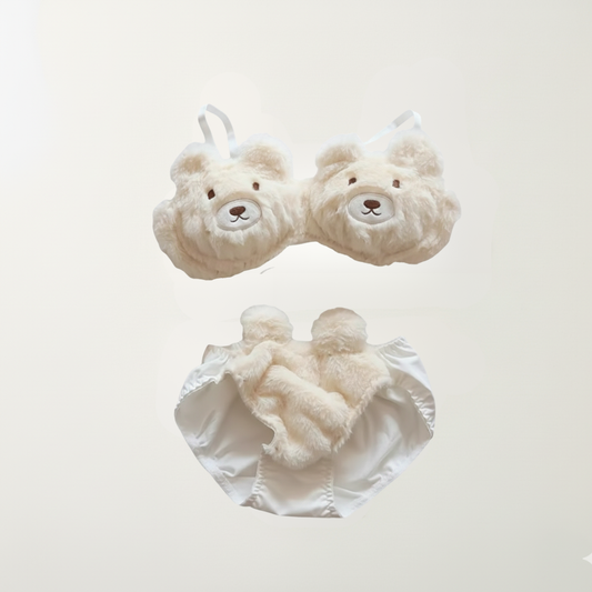 Cozyelle™ – Soft Plush Cute Lingerie Set