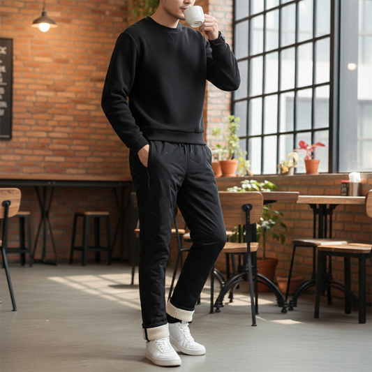 Nuvon™ – Unisex Fleece-Lined Winter Joggers