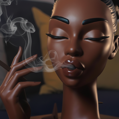 Scentra™ - Luxury Black Woman Head Incense Sculpture (50% Off)