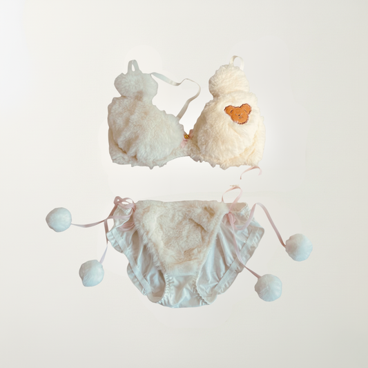 Cozyelle™ – Soft Plush Cute Lingerie Set