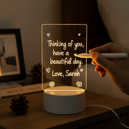 Lumiscript™ - Illuminated Message Board for Beautiful Displays