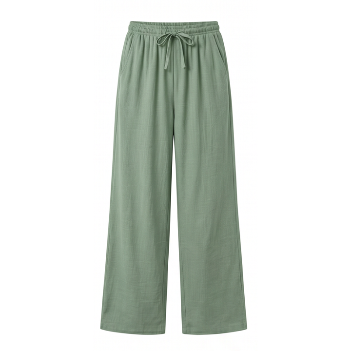 Linavia™ – Breezy Wide-Leg Pants with Pockets