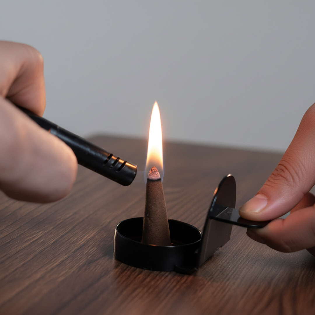 Scentra™ - Luxury Black Woman Head Incense Sculpture (50% Off)