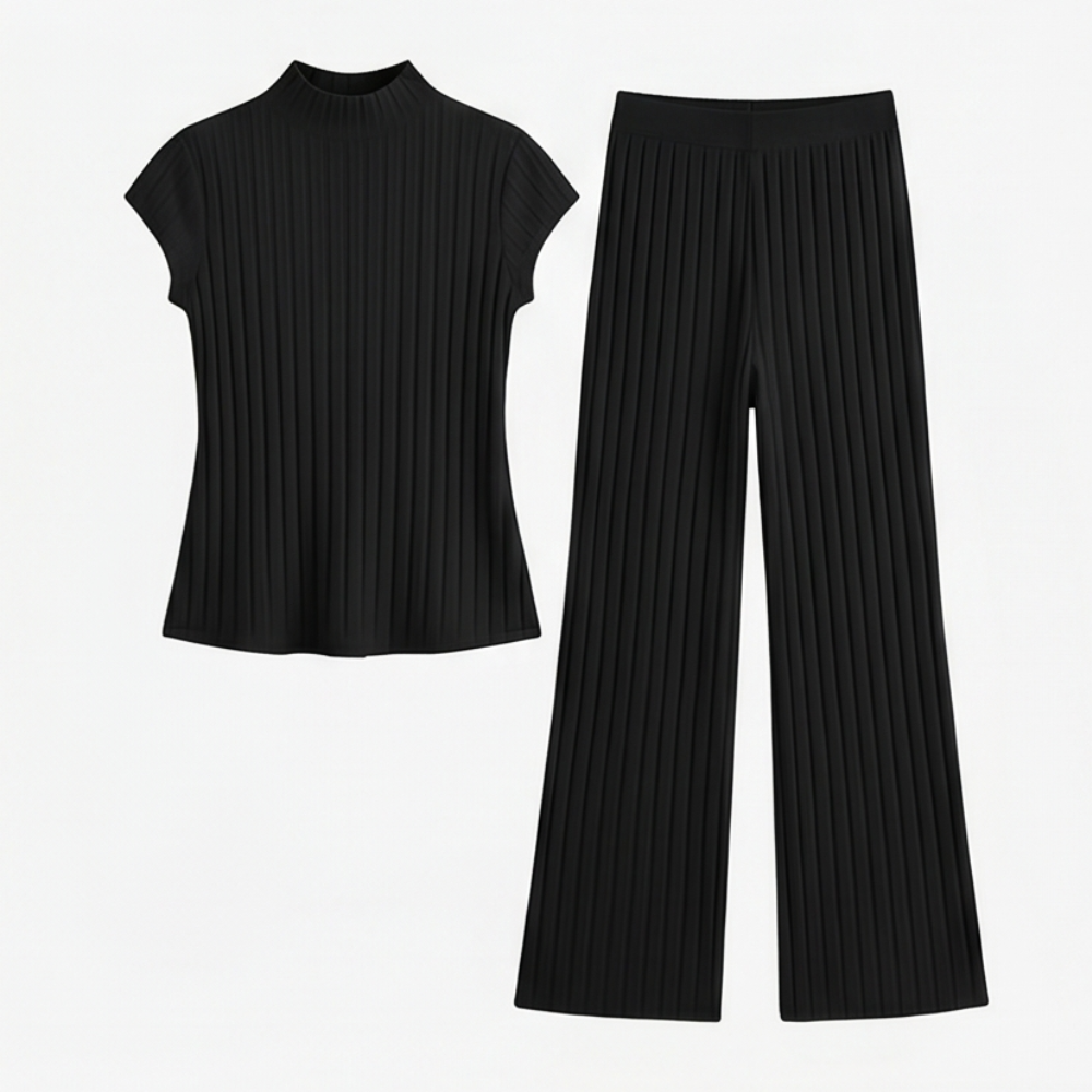 Selmira – Women's Ribbed Knit Two-Piece Set