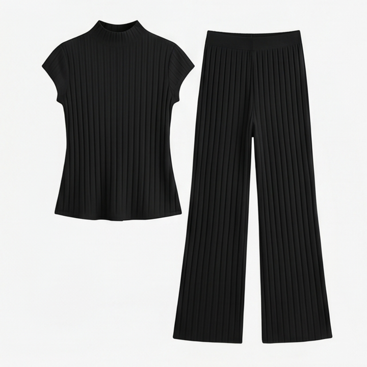 Selmira – Women's Ribbed Knit Two-Piece Set