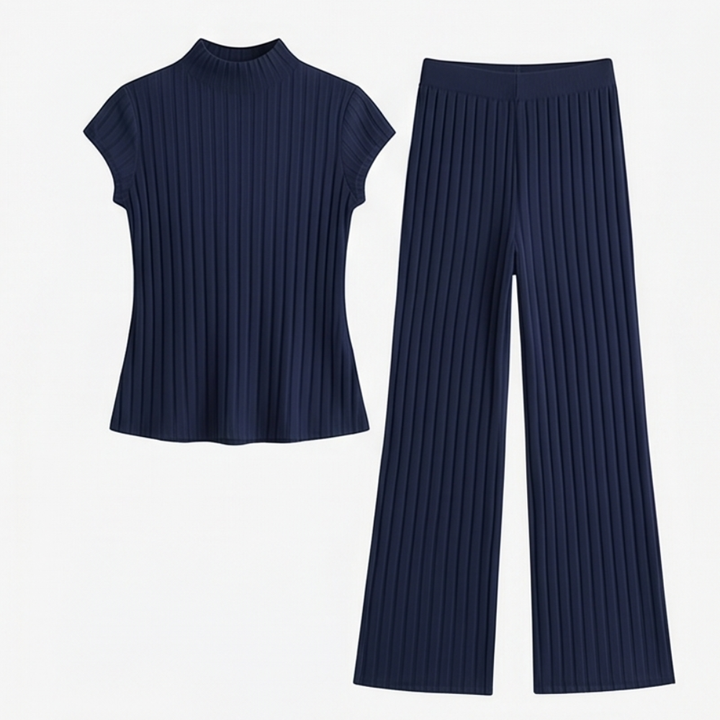 Selmira – Women's Ribbed Knit Two-Piece Set
