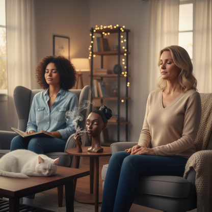 Scentra™ - Luxury Black Woman Head Incense Sculpture (50% Off)