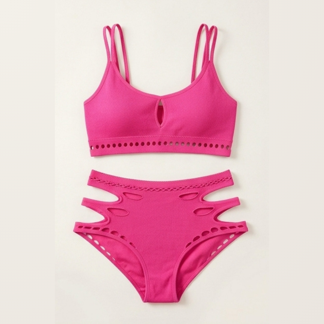 Nocturne – Women's Sculpted Cutout Lingerie Set