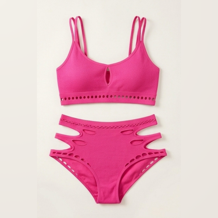 Nocturne – Women's Sculpted Cutout Lingerie Set