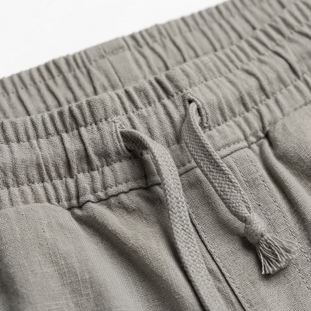 Brezia™ – Relaxed Fit Cotton Linen Capris