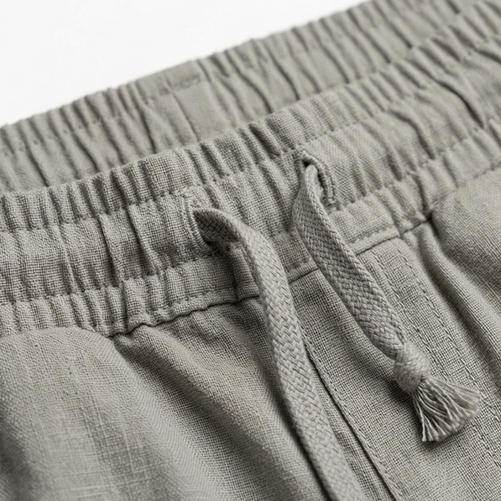Brezia™ – Relaxed Fit Cotton Linen Capris