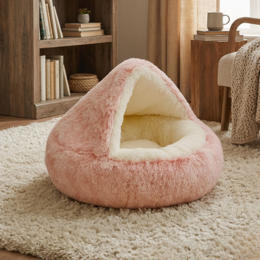 Cloofie™ – Plush Cave Bed for Cats (40% Off)