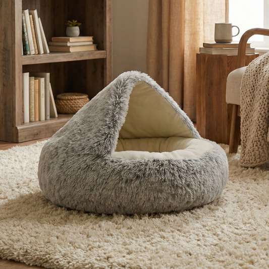 Cloofie™ – Plush Cave Bed for Cats (40% Off)