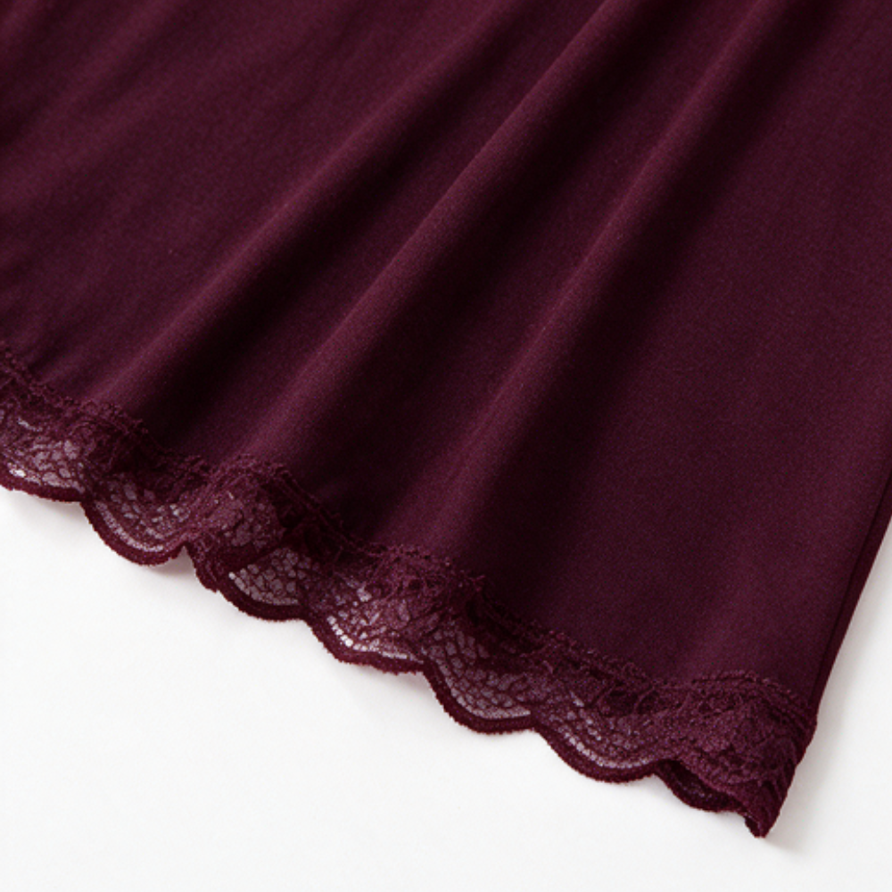 Coolmodal – Lace V-Neck Modal Nightdress