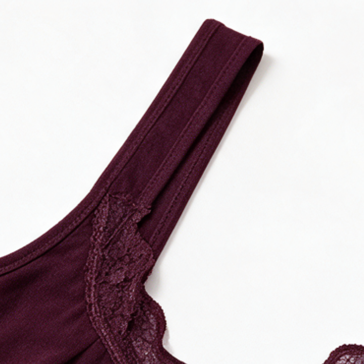 Coolmodal – Lace V-Neck Modal Nightdress