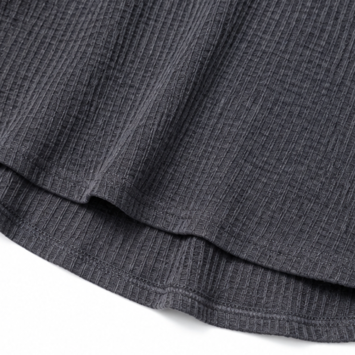 Duetta – Lace-Sleeve Cold-Shoulder Zip-Front Tunic Top