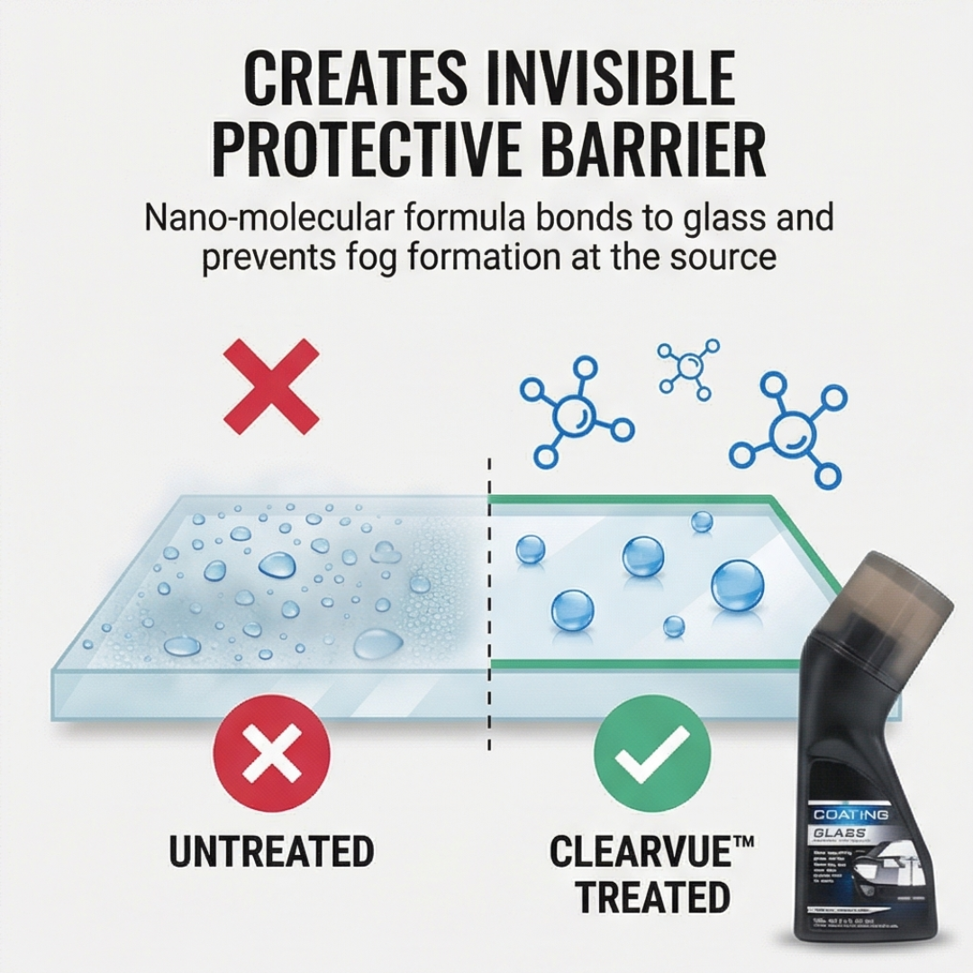 ClearVue™ Anti Fog Glass Coating with Applicator