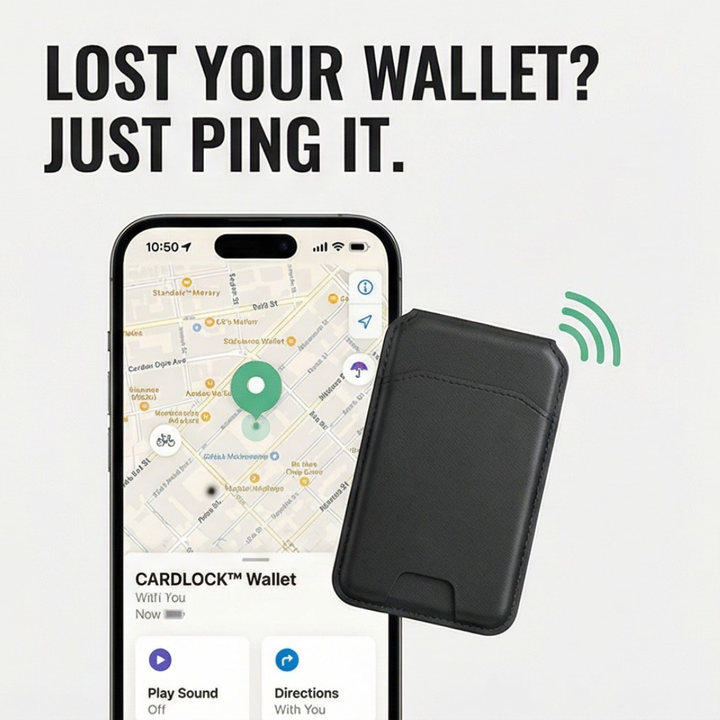 Cardlock - Trackable MagSafe Wallet