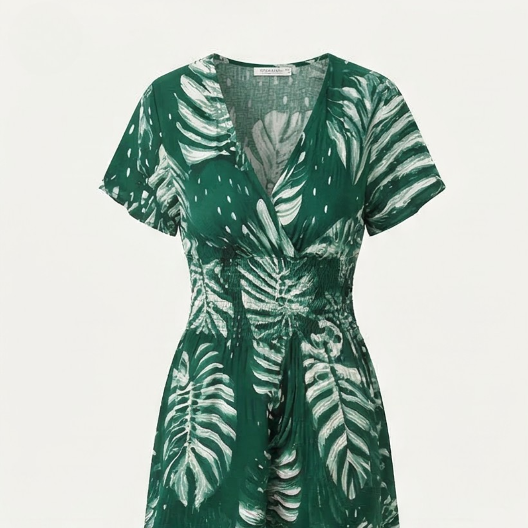 Solena™ – Breezy V Neck Summer Romper