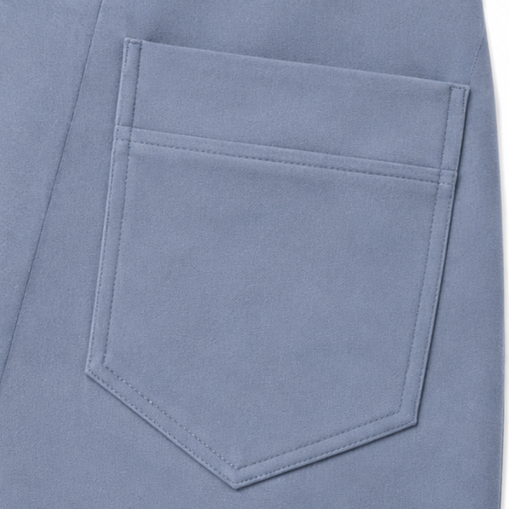 Reliefwear – High-Waist Faux-Button Stretch Pull-On Pants