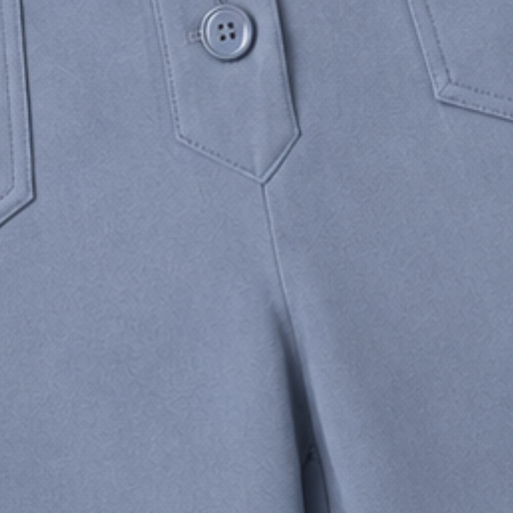 Reliefwear – High-Waist Faux-Button Stretch Pull-On Pants