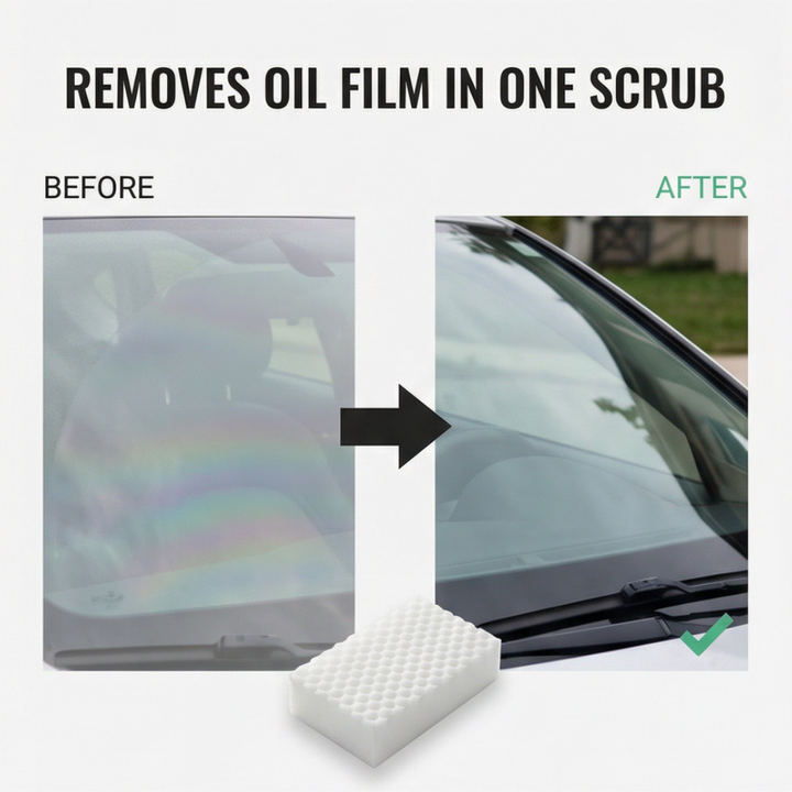Cleargrip™ – Car Windshield Oil Film Remover Sponge (5-Pack)
