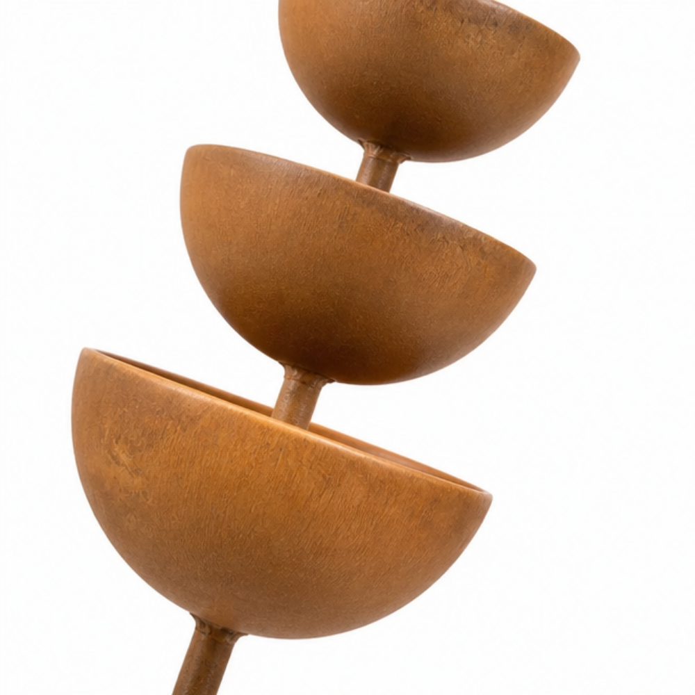 Birdwell – Rustic Copper Bird Bath Garden Stake