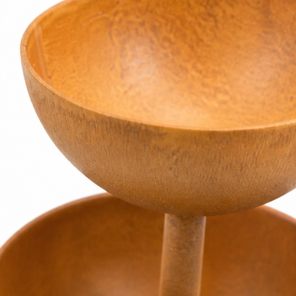 Birdwell – Rustic Copper Bird Bath Garden Stake