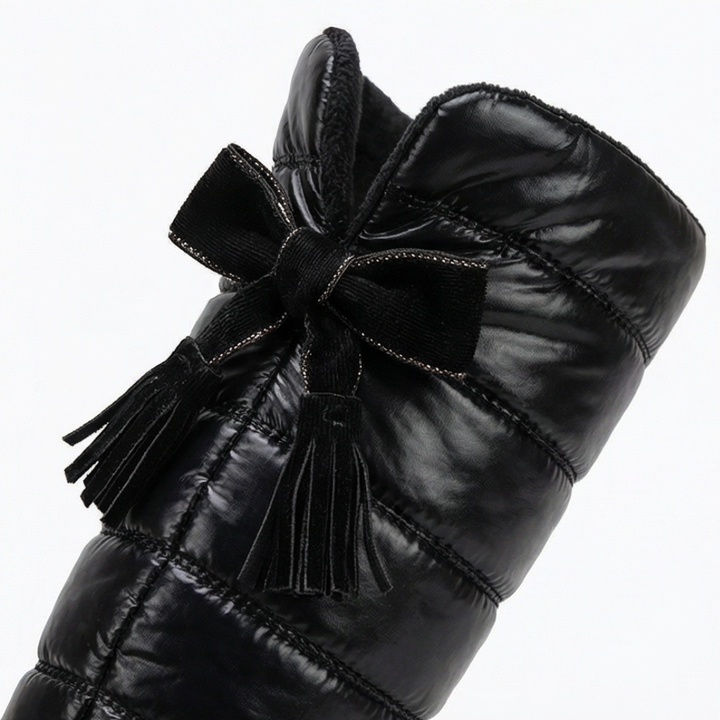 Velura - Women's fleece-lined over-the-knee boots