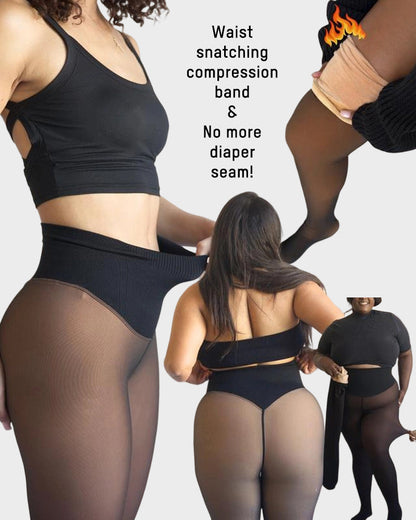 ThermaLuxe™ – One-Seam Compression Band Leggings