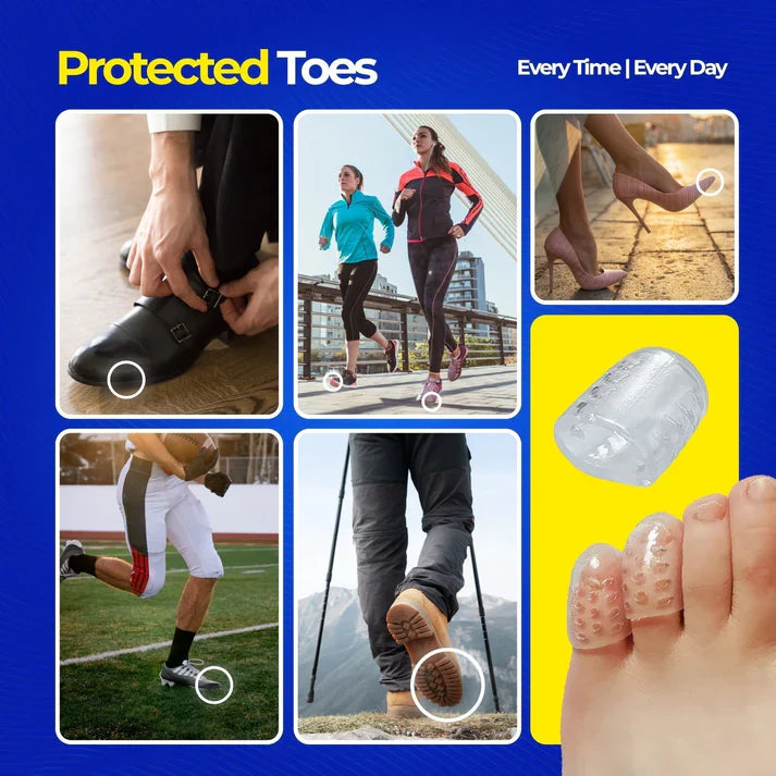 Feeluxe™ - Anti-Friction Silicone Toe Protectors (2+3 Free)