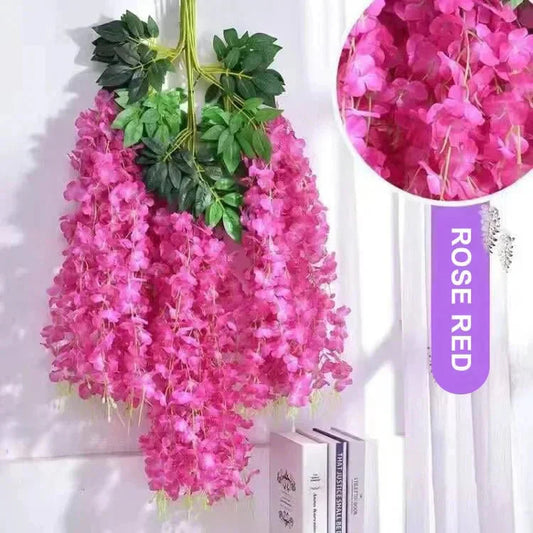 Florenza™ - Artificial Wisteria Flowers For an Elegant Home (12 Pieces)