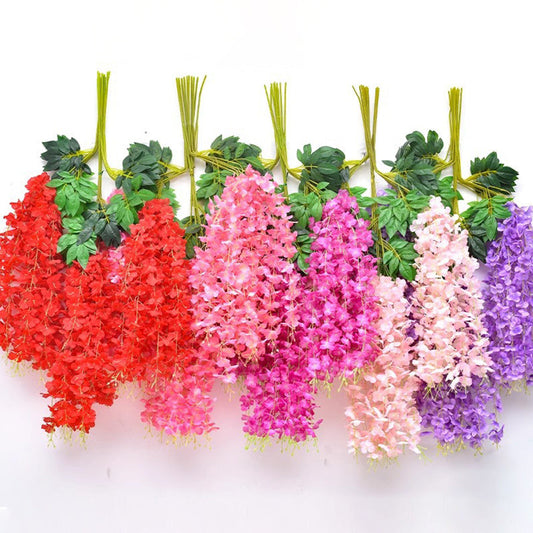 Florenza™ - Artificial Wisteria Flowers For an Elegant Home (12 Pieces)