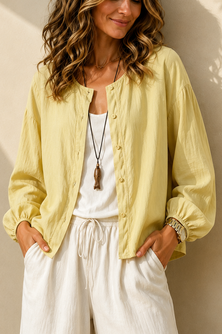 Wearbella – Loose Fit Button-Down Shirt