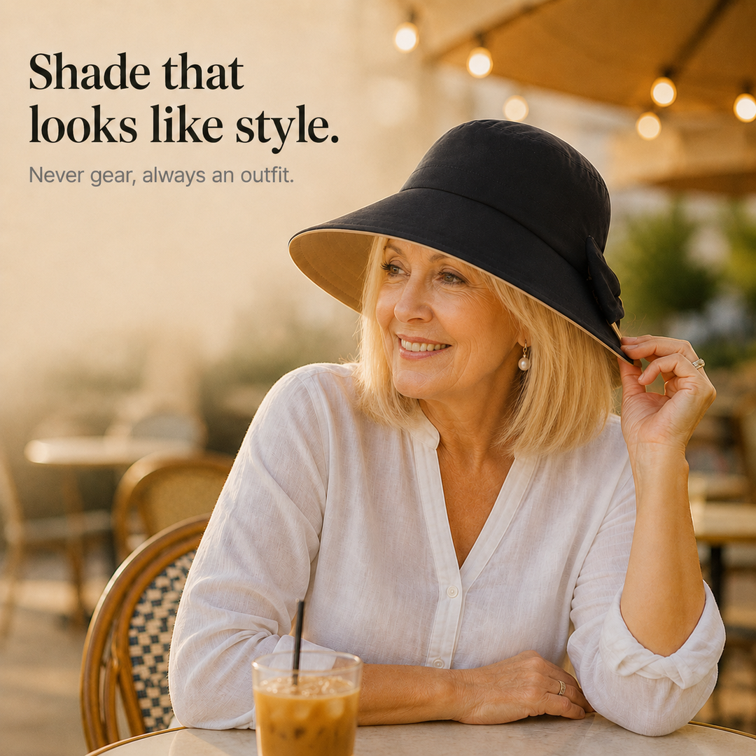 Wearbella – Bowknot Wide Brim Packable Sun Hat
