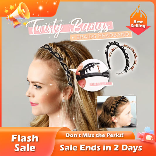 Aurivine™ - Twisty Bangs Braids Headband (1+1 Free)