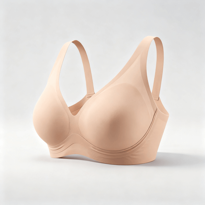 Airella – Women's Wireless Deep V Supportive Bra Nude
