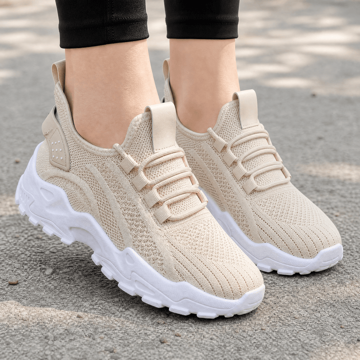 Airessa – Breathable Mesh Sneakers for All Day Comfort Beige / 6